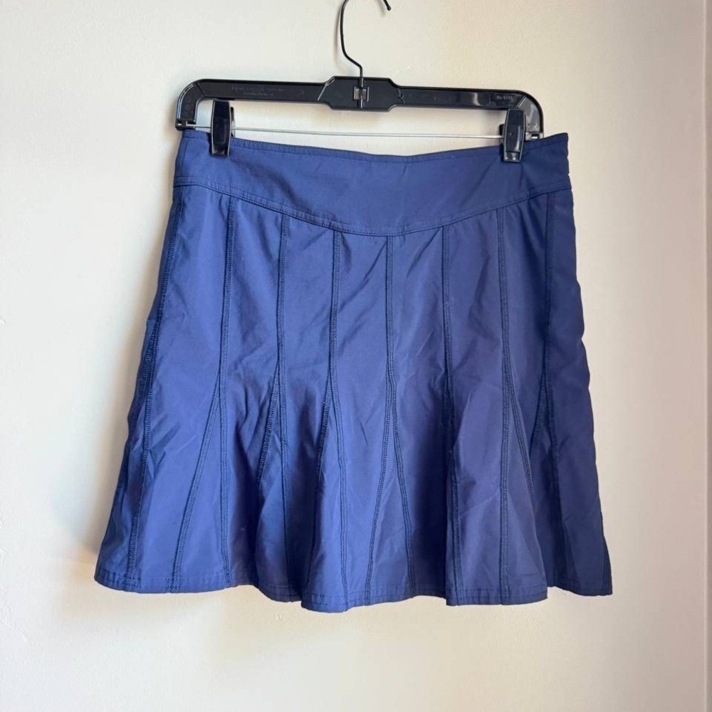 Athleta Pleated About Active Skirt 2 Blue Athleisure Coastal Tennis Prep Golf